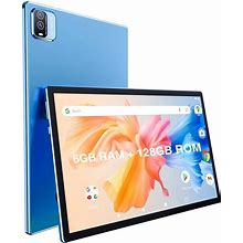 10.1 Inch Android Tablet 6GB+128GB Tablet Android 11 Tablets Quad-Core 6000Mah