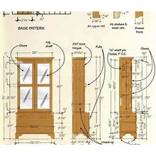 Woodworking Plans, Do It Yourself, Oak Cabinet, Woodworking Projects, Display Cabinet, PDF Digital Download