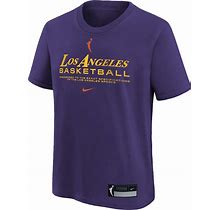 Youth Nike Purple Los Angeles Sparks On Court Legend Essential Practice T-Shirt Size: L