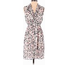 Charlotte Russe Casual Dress: Pink Print Dresses - Women's Size 4