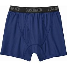 Men's Buck Naked Short Boxer Brief Underwear - Blue 4XL - Duluth Trading Company