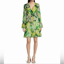 Alex Marie Dresses | Alex Marie Stella Long Sleeve V-Neck Floral Print Tiered A-Line Dress | Color: Red | Size: Various