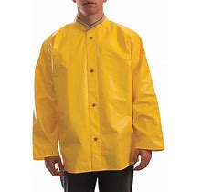 Tingley Rain Jacket: Rain Jacket, 3XL, Yellow, Snaps With Storm Flap, Polyester, 0 Pockets, Hip Lg Model: J32007