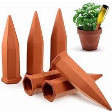 Plant Watering Stakes Self Watering Spikes Terracotta Automatic Plant Waterer...