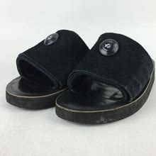 Ptarmigan 42 Suede Sole Slide S Black Size 42 Fashion Sandal From Japan