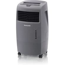 Honeywell 500 CFM Indoor Or Outdoor Portable Evaporative Cooler, Fan, And Humidifier For Living Room, Patio, Garage, Deck, And Bedroom, 115V, Swamp
