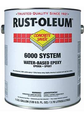 Rust-Oleum 1 Gal Floor Coating, High Gloss Finish, Clear, Water Base