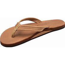 Rainbow Sandals Women's Luxury Leather - Single Layer Arch Support With A 3/4" Medium Strap