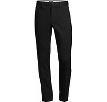 Men's Straight Fit No Iron Chino Pants - Lands' End - Black - 31
