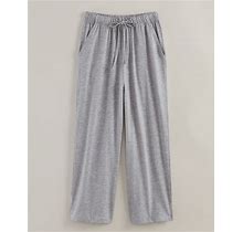 Blair Women's Haband Jersey-Knit Capris With Drawstring Waist - Grey - S - Misses