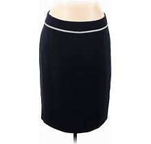 Long Tall Sally Casual Skirt: Black Solid Bottoms - Women's Size 18