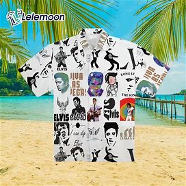 Elvis Presley Unisex 3D All Over Print Hawaiian Shirt