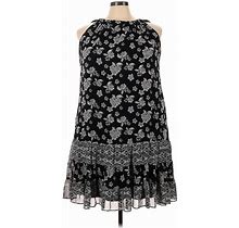 MSK Casual Dress: Black Paisley Dresses - Women's Size 22
