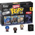 Funko Bitty Pop! Marvel Mini Collectible Toys 4-Pack - Captain America, Nick Fury, Thor & Mystery Chase Figure (Styles May Vary)