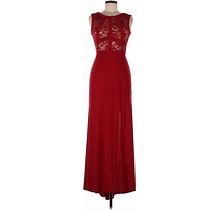 Morgan & Co. Cocktail Dress - Formal: Burgundy Dresses - Women's Size 7