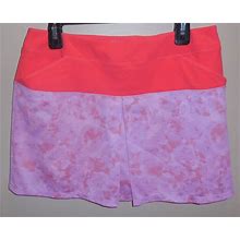 Adidas Womens Large Tour Mixed Print Pull On Golf Skort Ae4339 Pink