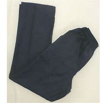 Blair Women's Elastic Waist 100% Polyester Pants, Navy Blue, Size 8