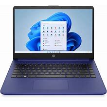 HP 14" Touchscreen Laptop - Intel Celeron - 4GB RAM - 64GB Emmc Storage - Windows 11 - Blue - (14-Dq0705tg)