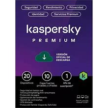 Kaspersky Premium ( Total Security ) 2024 / 20 Pcs 1 Ano