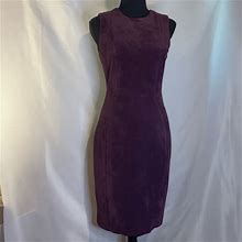 Calvin Klein Purple Sheath Dress