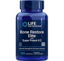 Life Extension Bone Restore Elite Calcium Supplement (120 Capsules)