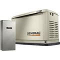 Generac Automatic Standby Generator: 22Kw LP/19Kw NG, 91.7/81.3, Liquid Propane/Natural Gas, Air Model: 7043