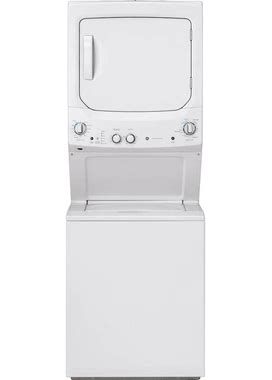 GE - 3.8 Cu. Ft. Top Load Washer And 5.9 Cu. Ft. Electric Dryer Laundry Center - White
