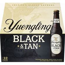 Yuengling Beer, Black & Tan, 12 Pack - 12 Fl Oz
