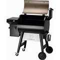 Z GRILLS Wood Pellet Grill Smoker,Digital Temperature Control, Hopper Clean-Out, 697 Sq. In (Cover Included) - Brown