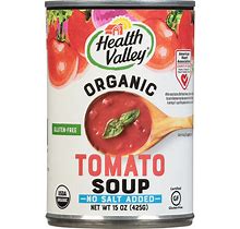 Health Valley Organic Soup, No Salt Added, Tomato, 15 Oz (Pack Of 12)