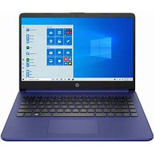 Hp 14 Series 14" Touchscreen Laptop - Intel Celeron N4020 - 4GB RAM - 64Gb Emmc - Windows 10 Home In S Mode- Indigo Blue 14-Dq0050nr (47X80uaaba)