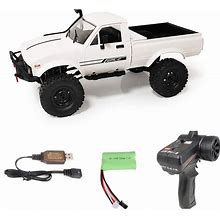 YIKESHU RC Crawler Offroad RC Truck 4X4 Remote Control Rock Crawler WPL C24-1 Pickup Trucks With Led Light, 2.4 Ghz 1/16 Scale All Terrain Car