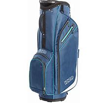 Izzo Golf Izzo Ultralite Cart Golf Bag With Single Strap Exclusive Features Navy Bluelight Blue, Navy Blue/Light Blue