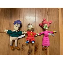 Rugrats Vintage Mattel Toy Dolls Pickles Family Stu, Tommy & Didi Nickelodeon