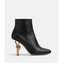 Bottega Veneta Knot Ankle Boot - Black - Woman - 10 - Calfskin