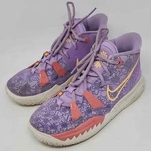 Nike Kyrie 7 Daughters GS CT4080-501 Shoes Lilac Melon Tint Size 4Y