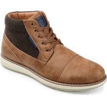 Vance Co. Jones Cap Toe Boot | Men's | Brown | Size 10 | Boots | Lace-Up