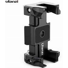 Ulanzi Phone Holder,Clamp Aluminum Alloy Inch Screw Dslr 1/4 Inch Screw 2-In-1 Quick Release St-15 2-In-1 Quick Screw Dslrwith Cold Mount Quick Releas