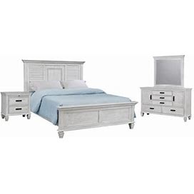 Darby Home Co Zhenyu Standard 5 Piece Bedroom Set Wood In White | 84.15 W In | Wayfair 6347De0a14da6c26ccba7ee1d3bda6e9