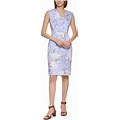 Calvin Klein Dresses | Calvin Klein Womens Light Blue Unlined Sleeveless Above The Knee Sheath Dress 16 | Color: Blue | Size: 16