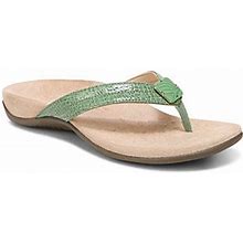 Vionic Thong Sandals - Avena, Size 11 Wide, Verde