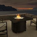 Ultimate Patio Welcome View 42" Square Aluminum Propane Gas Fire Pit - 63224 - SC63224