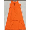 Chicme Orange "Faith" Print Sleeveless Dress Womens Size XL NEW