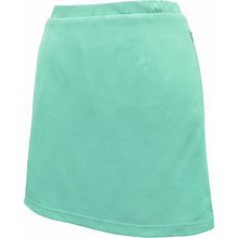 With Tags Monterey Club Floral Emboss Knit Skort Fairest Jade Size L