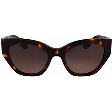 Salvatore Ferragamo SFG Sunglasses Women Dark Tortoise 55mm New 100% Authentic
