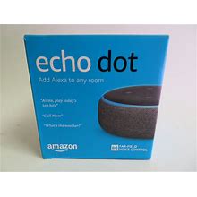 Amazon Echo Dot (3Rd Generation) Smart Speaker With Alexa - Charcoal