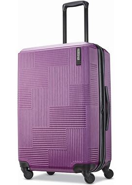 American Tourister Stratum XLT Hardside Spinner Luggage Pink 24 Inch