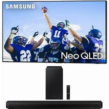 Samsung QN75QN85CAFXZA 75 Inch 4K Neo QLED Smart TV With Dolby Atmos With A Samsung HW-Q600C 3.1.2Ch Soundbar And Subwoofer With Dolby Atmos (2023)