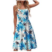 Gibobby Sexy Dress Women's Vintage Floral Flared A-Line Swing Casual Party Dresses With Pockets Slylist