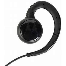 Motorola Solutions Black Motorola Swivel Monaural Earpiece W/ In-Line Microphone Hkln4604